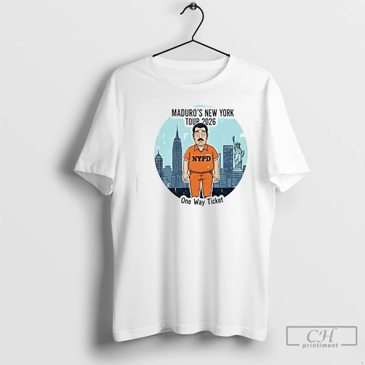 Premium Maduro New York Tour 2026 One Way Ticket T-Shirts, Hoodie, Sweatshirt | AU18TeeNovaLab.com