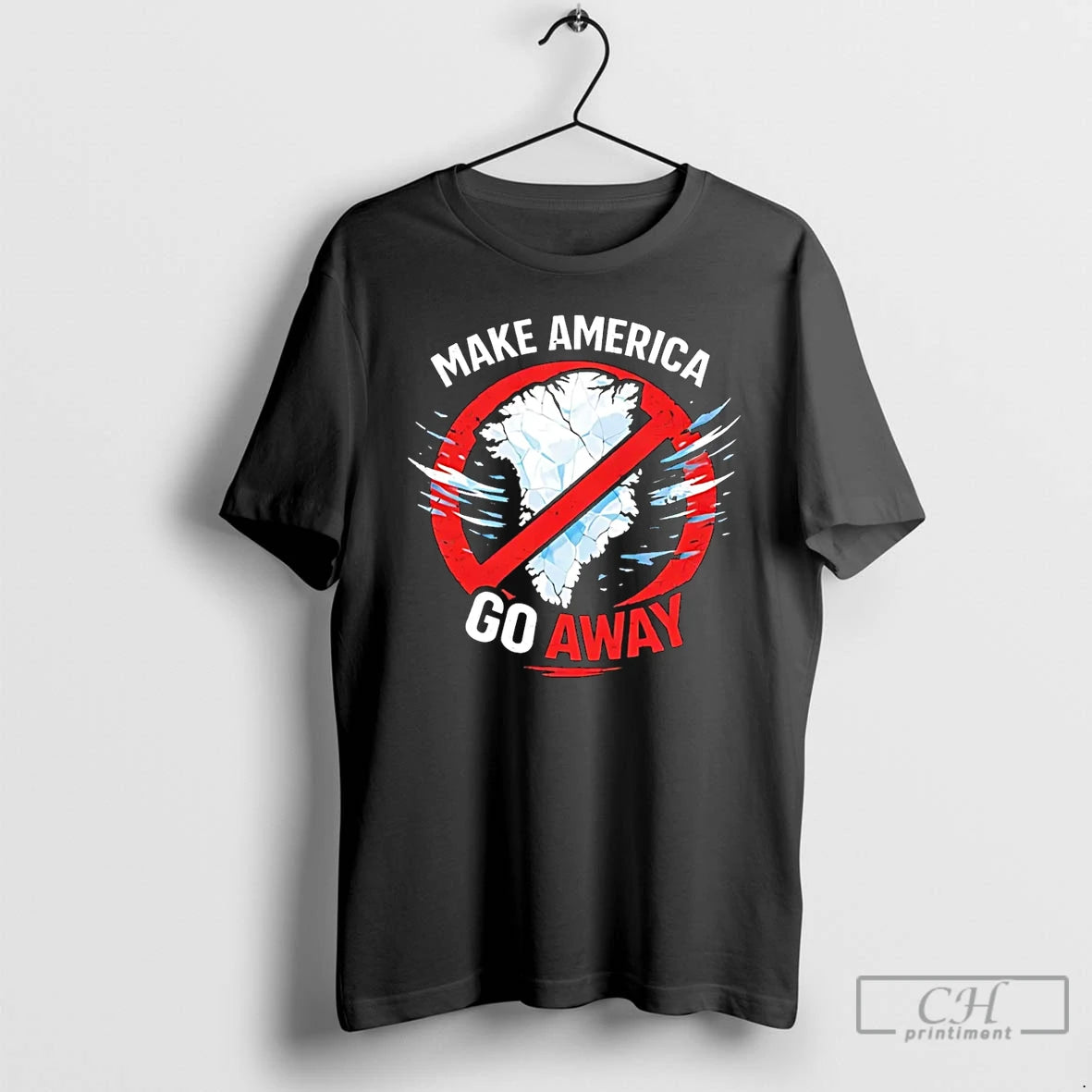 Premium Make America Go Away Support Greenland 2026 T-Shirts, Hoodie, Sweatshirt | AU18TeeNovaLab.com