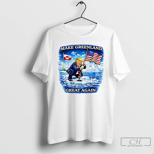Premium Make Greenland Great Again Funny Trump T-Shirts, Hoodie, Sweatshirt | AU18TeeNovaLab.com