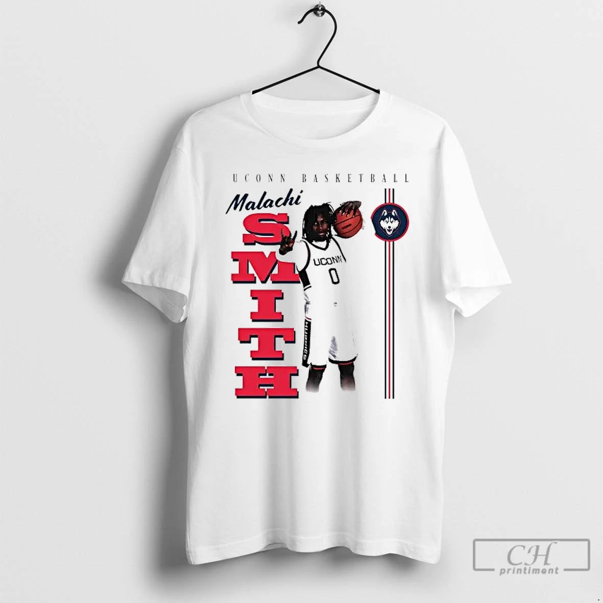 Premium Malachi Smith Illustrated Uconn Basketball T-Shirts, Hoodie, Sweatshirt | AU18TeeNovaLab.com