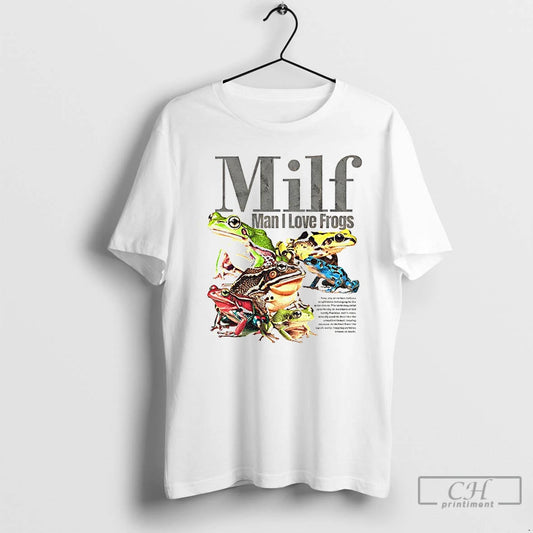 Premium Man I Love Frogs Gen Z Meme T-Shirts, Hoodie, Sweatshirt | AU18TeeNovaLab.com
