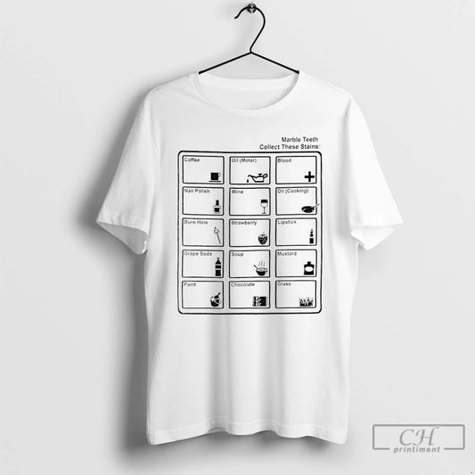 Premium Marble Teeth Collect These Stains Coffee Oil Blood T-Shirts, Hoodie, Sweatshirt | AU18TeeNovaLab.com