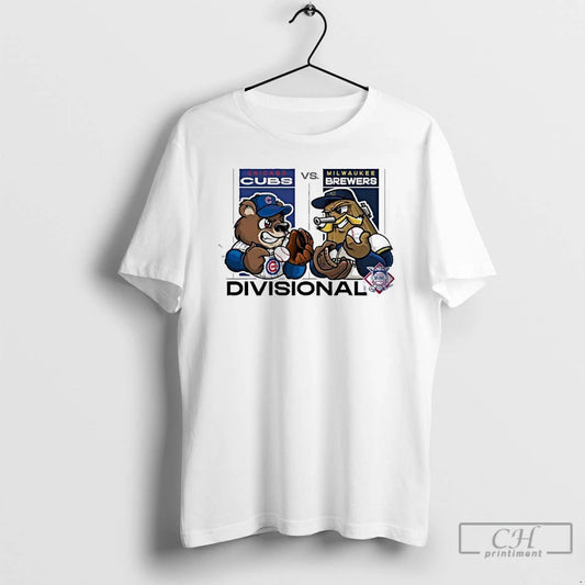 Premium Mascot Cubs Vs Brewers 2025 Nlds Matchup T Shirts