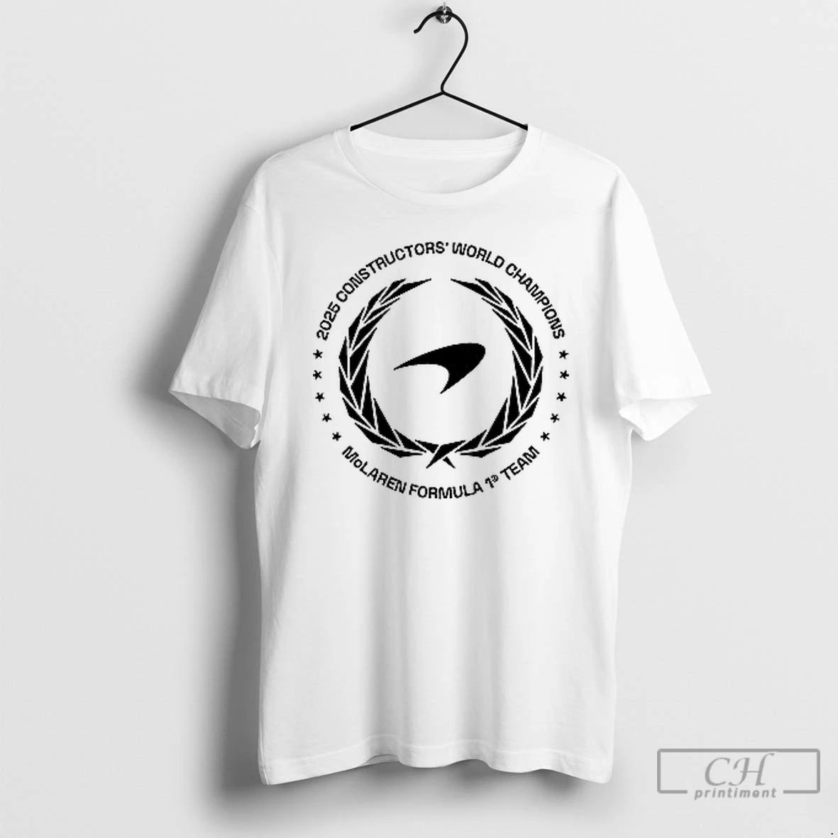 Premium Mclaren Formula 1 Team 2025 Constructors World Champions Pose T Shirts