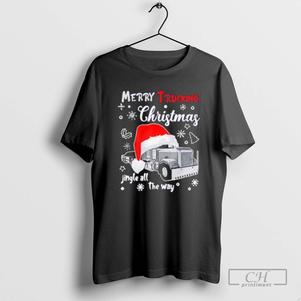 Premium Merry Trucking Christmas Jingle All The Way Shirt Sweater Hoodie, Sweatshirt | AU18TeeNovaLab.com