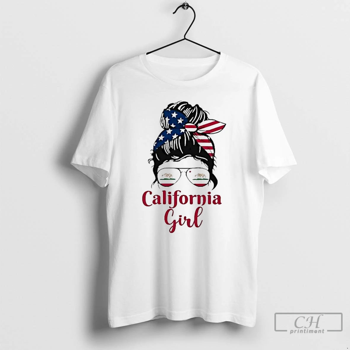 Premium Messy Bun California Girl 2026 T-Shirts, Hoodie, Sweatshirt | AU18TeeNovaLab.com