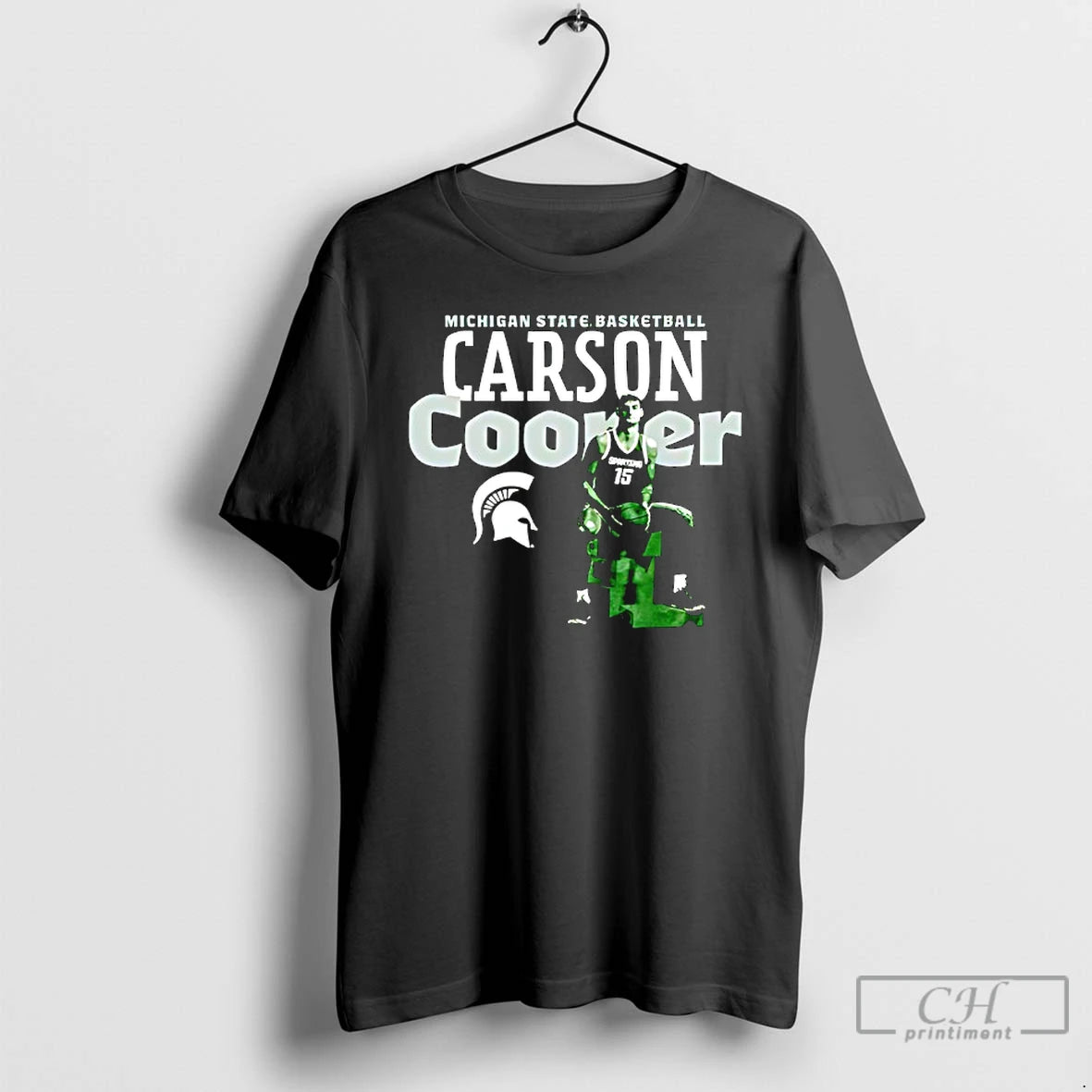 Premium Michigan State Basketball Carson Coomer Graphic T-Shirts, Hoodie, Sweatshirt | AU18TeeNovaLab.com
