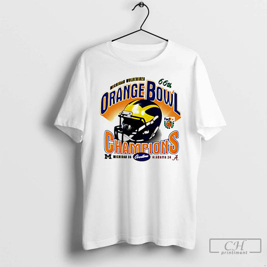 Premium Michigan Wolverines Orange Bowl Champions 2025 Socre