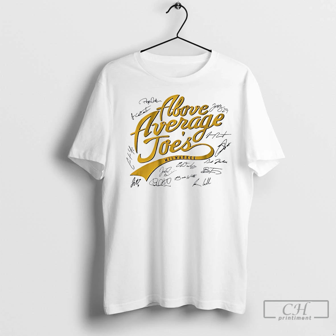 Premium Milwaukee Brewers Above Average Joes Signatures T-Shirts, Hoodie, Sweatshirt | AU18TeeNovaLab.com