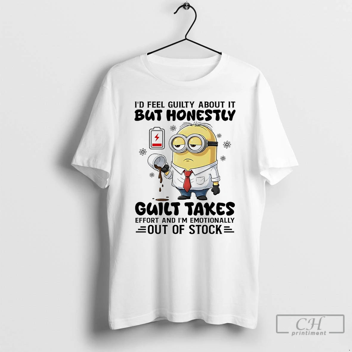 Premium Minion Id Feel Guilty About It But Honestly Guilt Takes Christmas T Shirts Sweater Hoodie, Sweatshirt