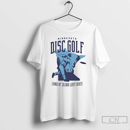 Premium Minnesota Disc Golf Land Of 10000 Lost Discs T-Shirts, Hoodie, Sweatshirt | AU18TeeNovaLab.com