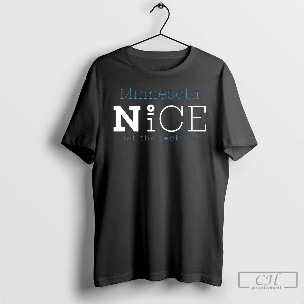 Premium Minnesota No Ice Get The Fck Out T-Shirts, Hoodie, Sweatshirt | AU18TeeNovaLab.com