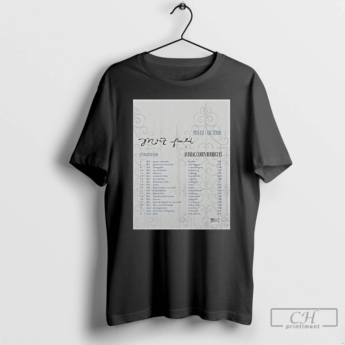 Premium Mint Field Eu Uk Tour 2026 T-Shirts, Hoodie, Sweatshirt | AU18TeeNovaLab.com
