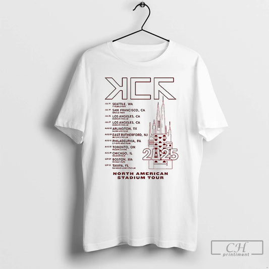 Premium My Chemical Romance Draag North American Stadium Tour Dateback T Shirts
