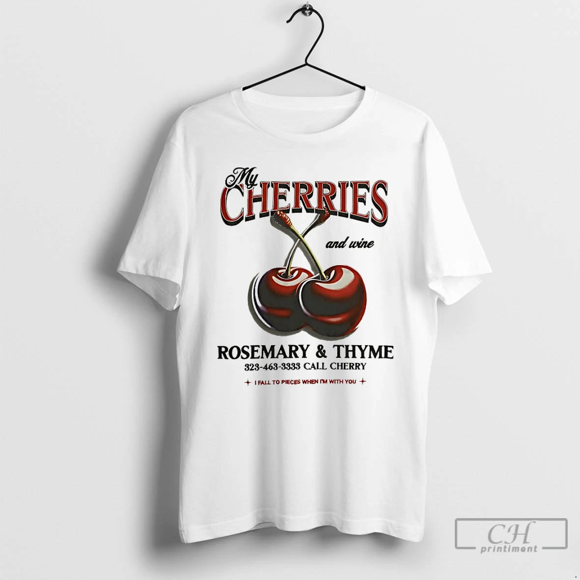 Premium My Cherries And Wine Rose Mary And Thyme T-Shirts, Hoodie, Sweatshirt | AU18TeeNovaLab.com