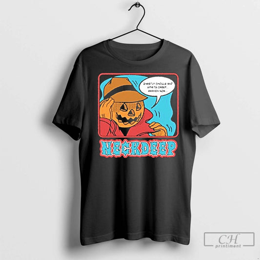 Premium Neck Deep Ghastly Ghouls And Spirits Creep Awaken Now Pumpkin Guy Halloween