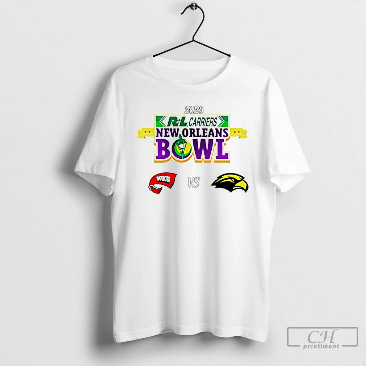 Premium New Orleans Bowl 2025 Western Kentucky Vs Southern Miss T-Shirts, Hoodie, Sweatshirt | AU18TeeNovaLab.com