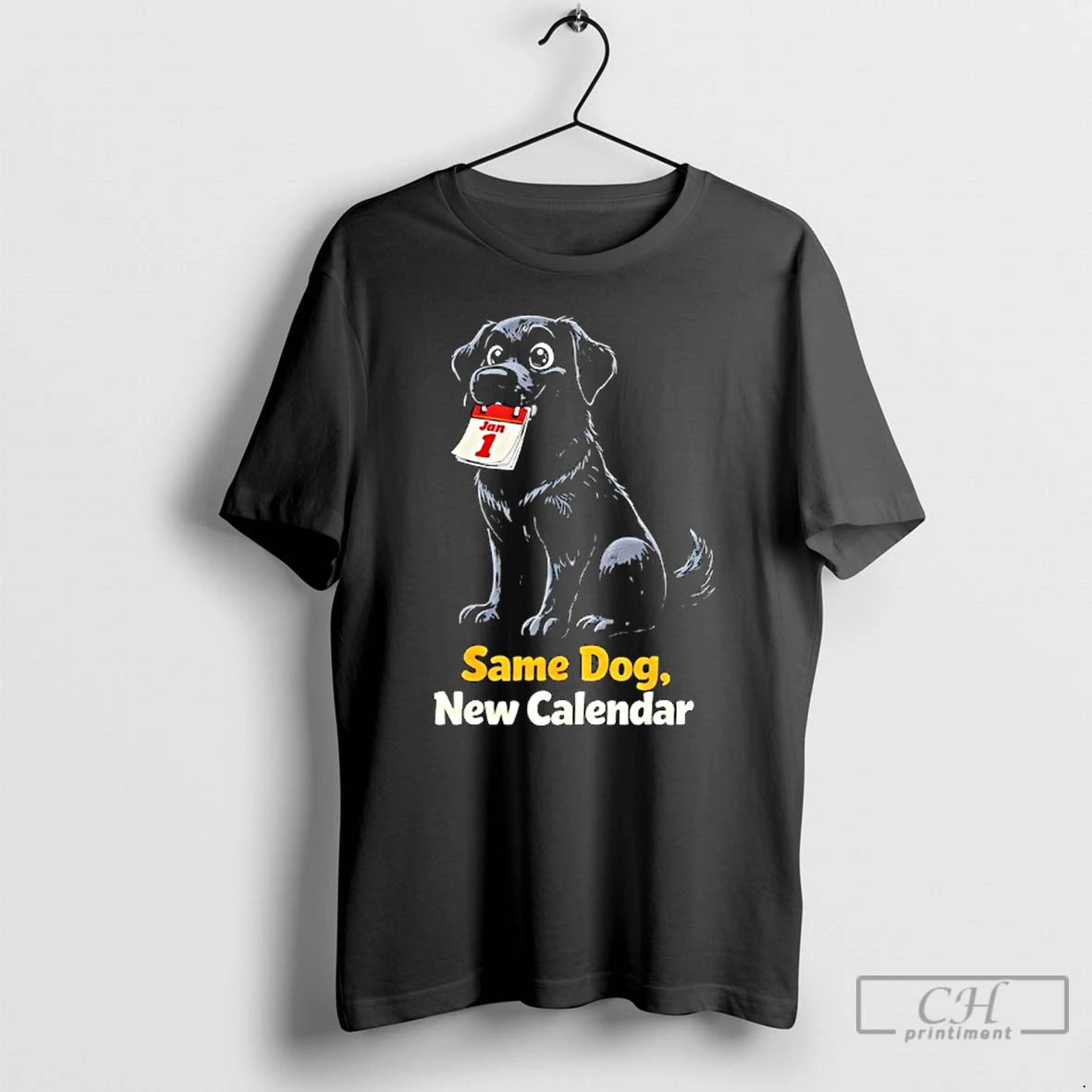 Premium New Year Dog Lover Pun Humor Same Dog Graphic T-Shirts, Hoodie, Sweatshirt | AU18TeeNovaLab.com