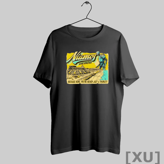 Premium Niamos Beach Because Here Youre Never Just A Tourist Retro T Shirts