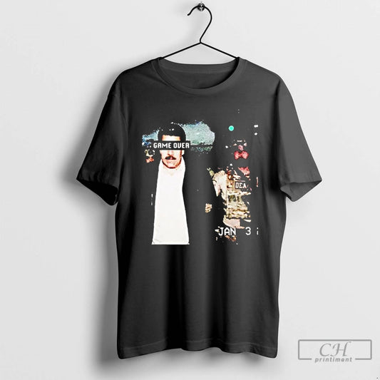 Premium Nicolas Maduro Game Over January 3 T-Shirts, Hoodie, Sweatshirt | AU18TeeNovaLab.com