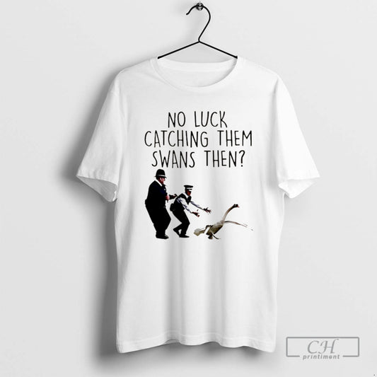 Premium No Luck Catching Them Swans Cornetto Trilogy Christmas Shirt Sweater Hoodie, Sweatshirt | AU18TeeNovaLab.com