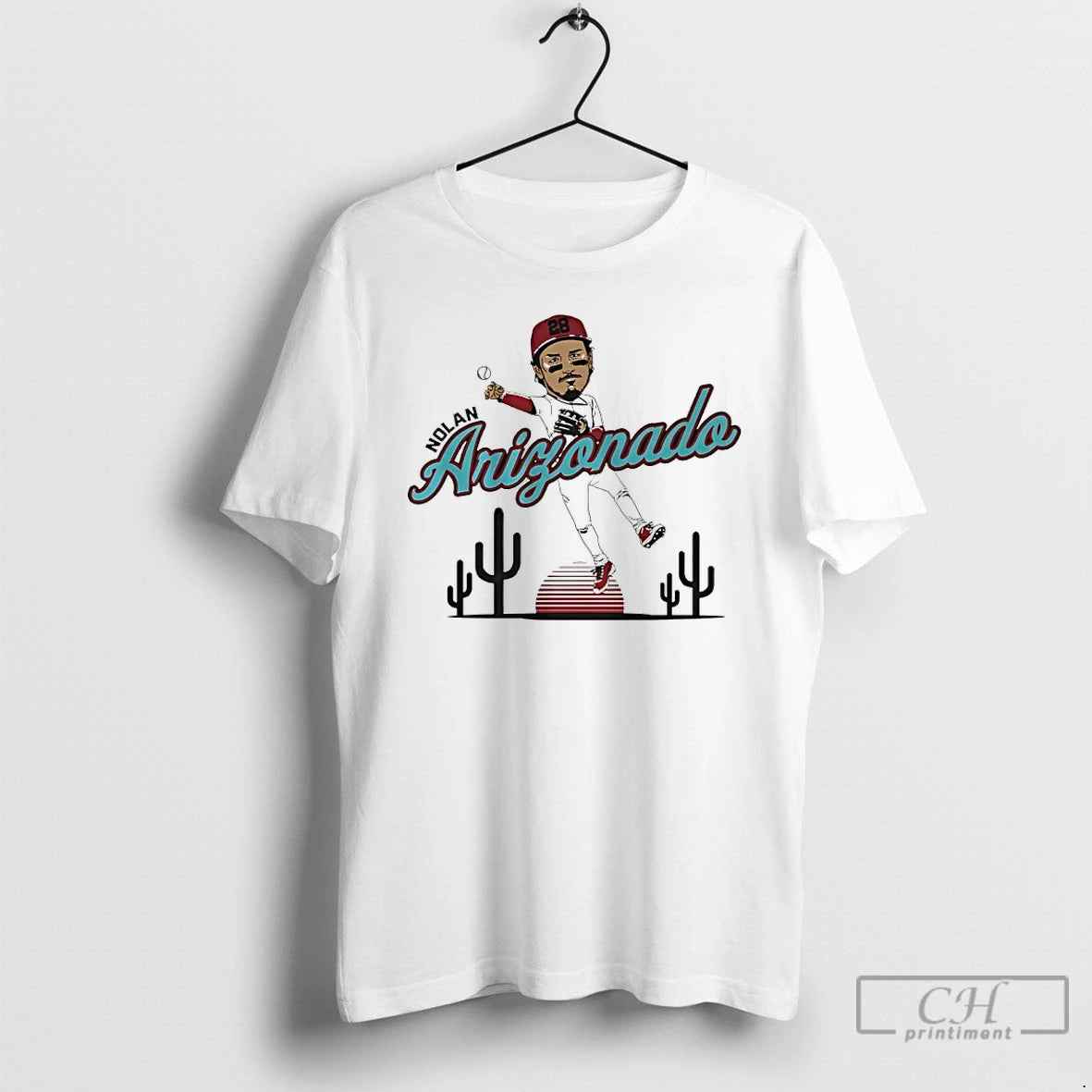 Premium Nolan Arenado Arizona Diamondbacks Baseball Player Caricature