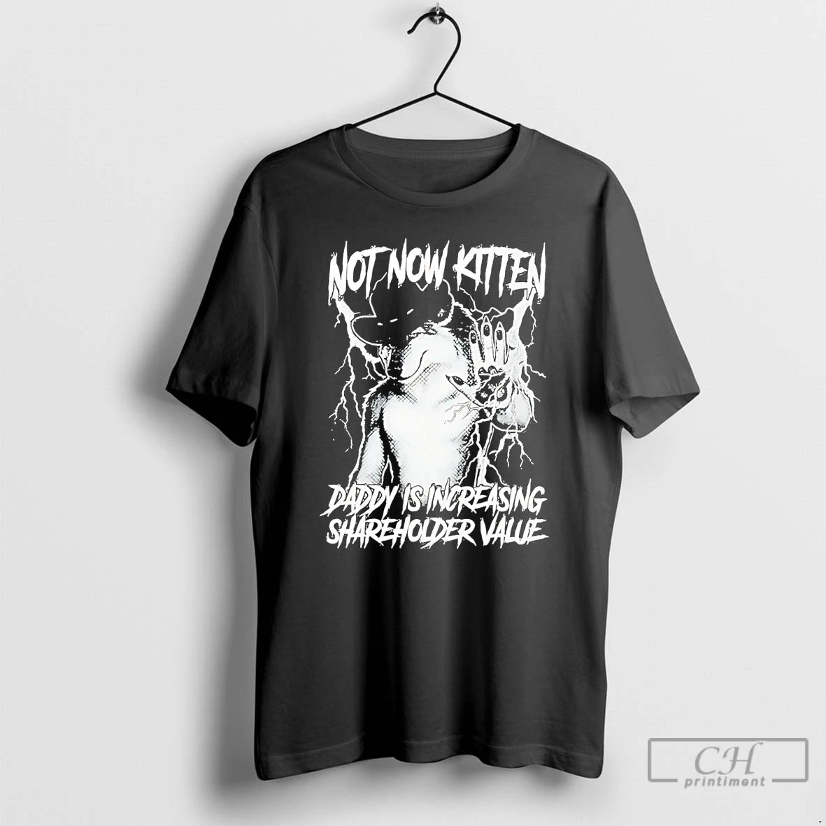 Premium Not Now Kitten Daddy Is Increasing Shareholder Value T-Shirts, Hoodie, Sweatshirt | AU18TeeNovaLab.com