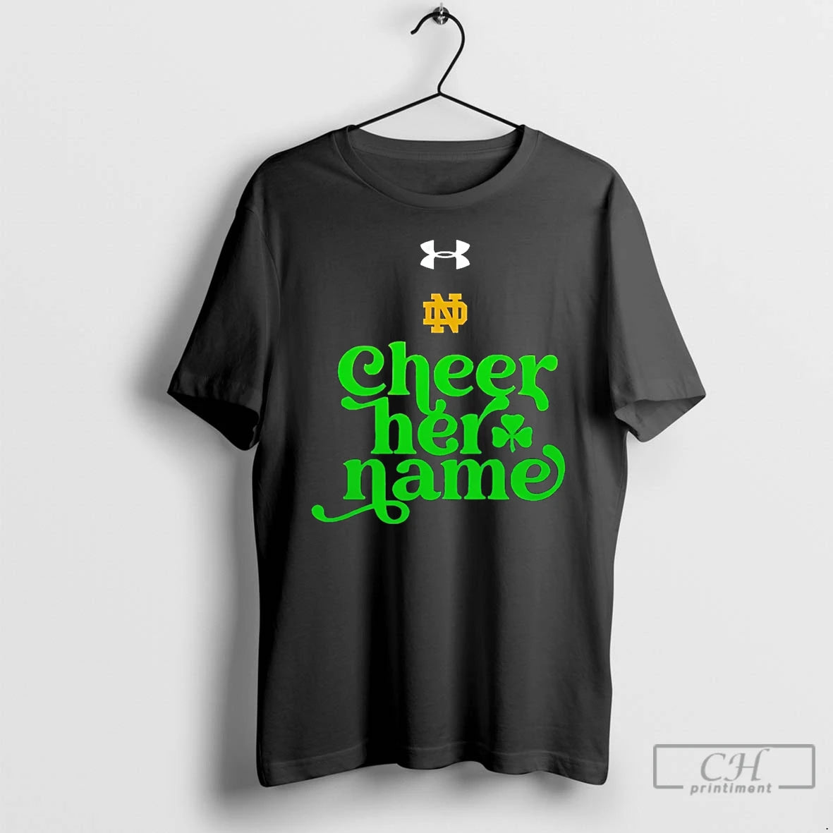 Premium Notre Dame Basketball Cheer Her Name T-Shirts, Hoodie, Sweatshirt | AU18TeeNovaLab.com