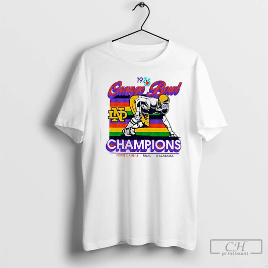 Premium Notre Dame Fighting Irish Orange Bowl History Champions T-Shirts, Hoodie, Sweatshirt | AU18TeeNovaLab.com