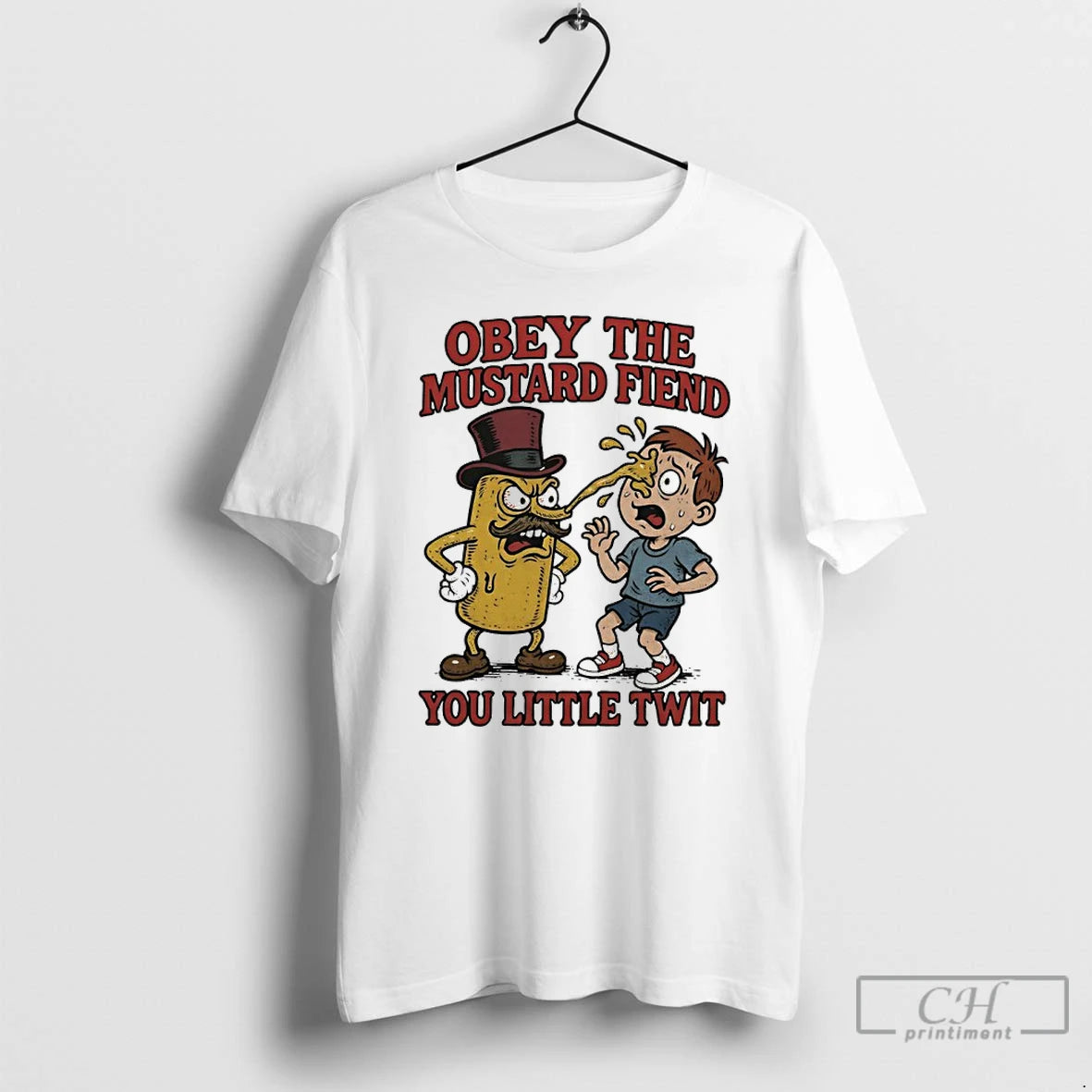 Premium Obey The Mustard Fiend You Little Twit Funny T-Shirts, Hoodie, Sweatshirt | AU18TeeNovaLab.com