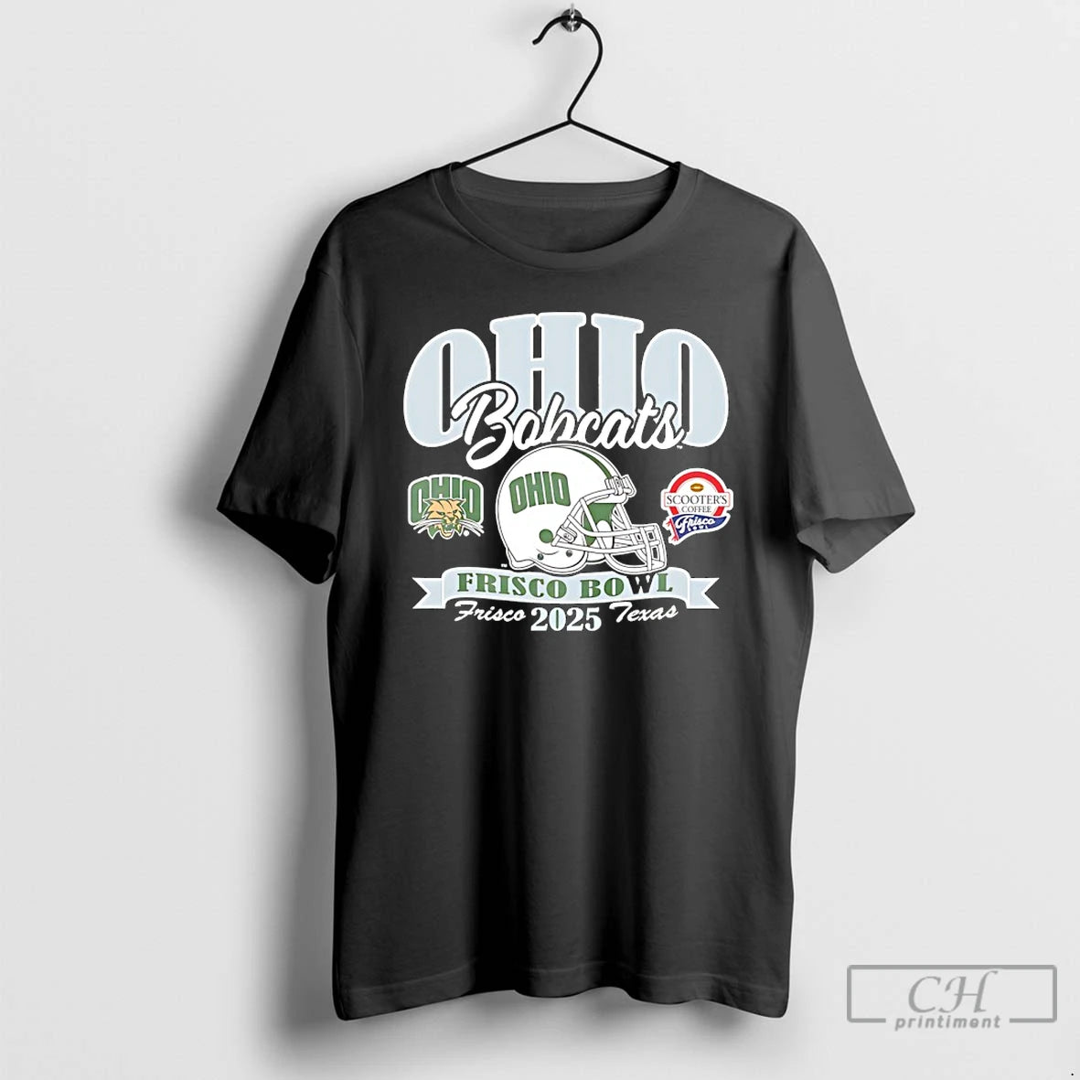 Premium Ohio Bobcats Football 2025 Scooters Coffee Frisco Bowl T-Shirts, Hoodie, Sweatshirt | AU18TeeNovaLab.com