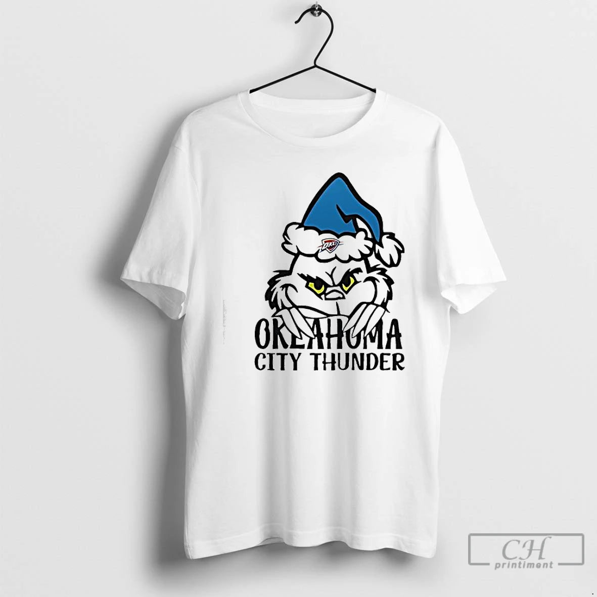 Premium Oklahoma City Thunder Grinch Holiday T-Shirts, Hoodie, Sweatshirt | AU18TeeNovaLab.com