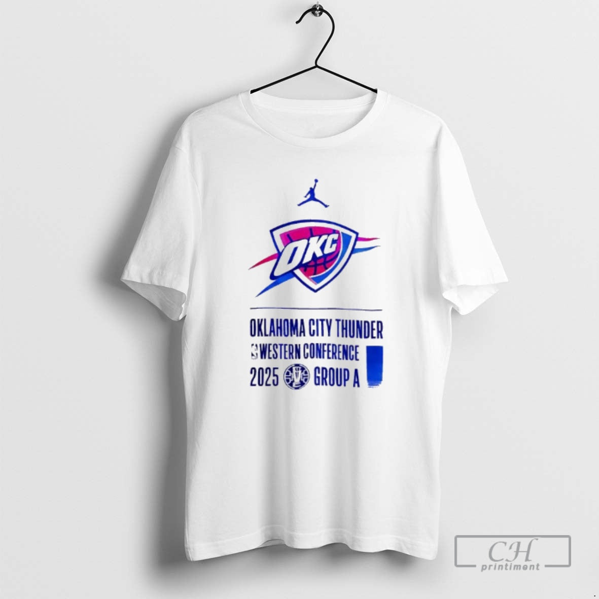 Premium Oklahoma City Thunder Western Conference 2025 Group A Jersey Shirt Sweater Hoodie, Sweatshirt | AU18TeeNovaLab.com