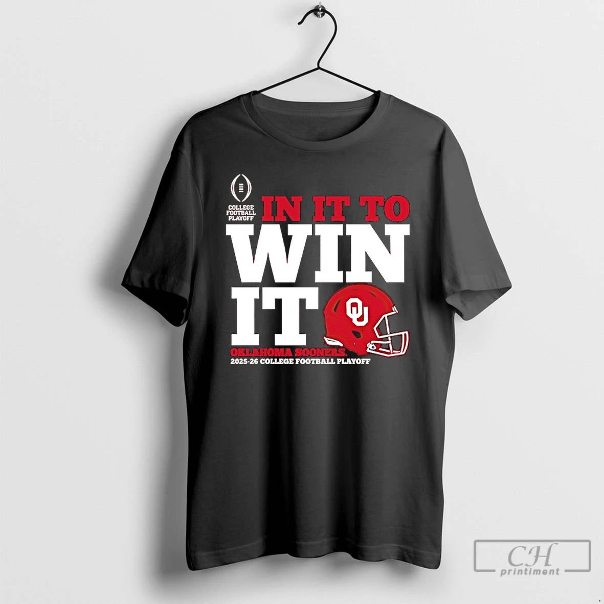 Premium Oklahoma Sooners 2025 College Football Playoff Bound In It To Win It T Shirts Hoodie, Sweatshirt | AU18TeeNovaLab.com