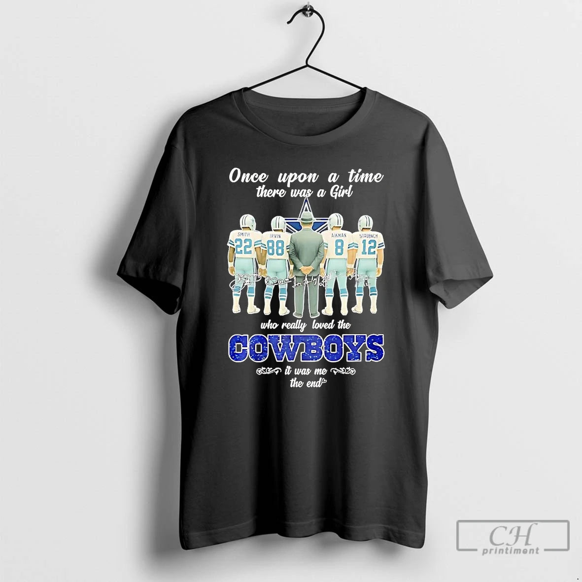 Premium Once Upon A Time There Was A Girl Really Loved Dallas Cowboys T Shirts Hoodie, Sweatshirt | AU18TeeNovaLab.com