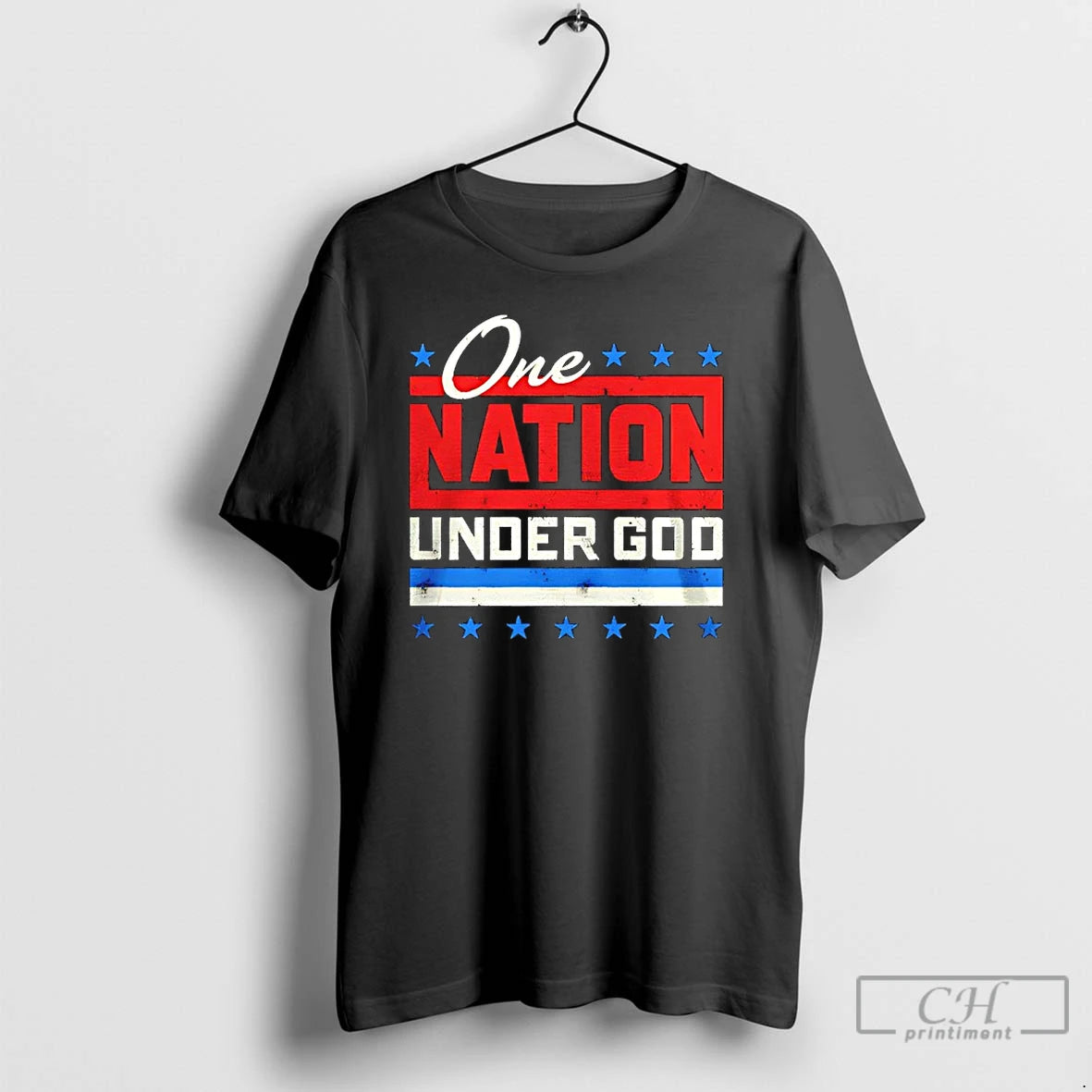 Premium One Nation Under God T-Shirts, Hoodie, Sweatshirt | AU18TeeNovaLab.com