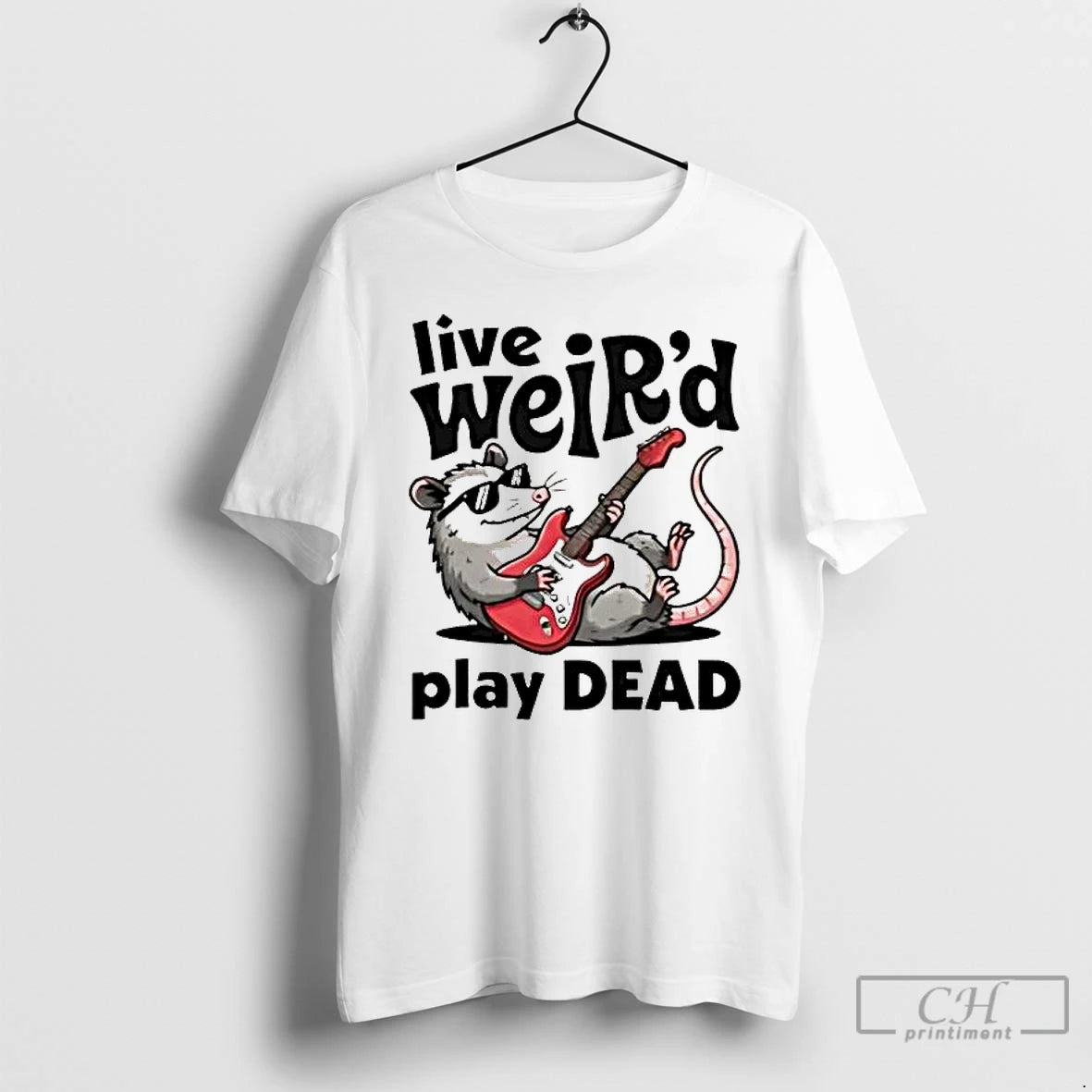 Premium Opossum Live Weird Play Dead T-Shirts, Hoodie, Sweatshirt | AU18TeeNovaLab.com