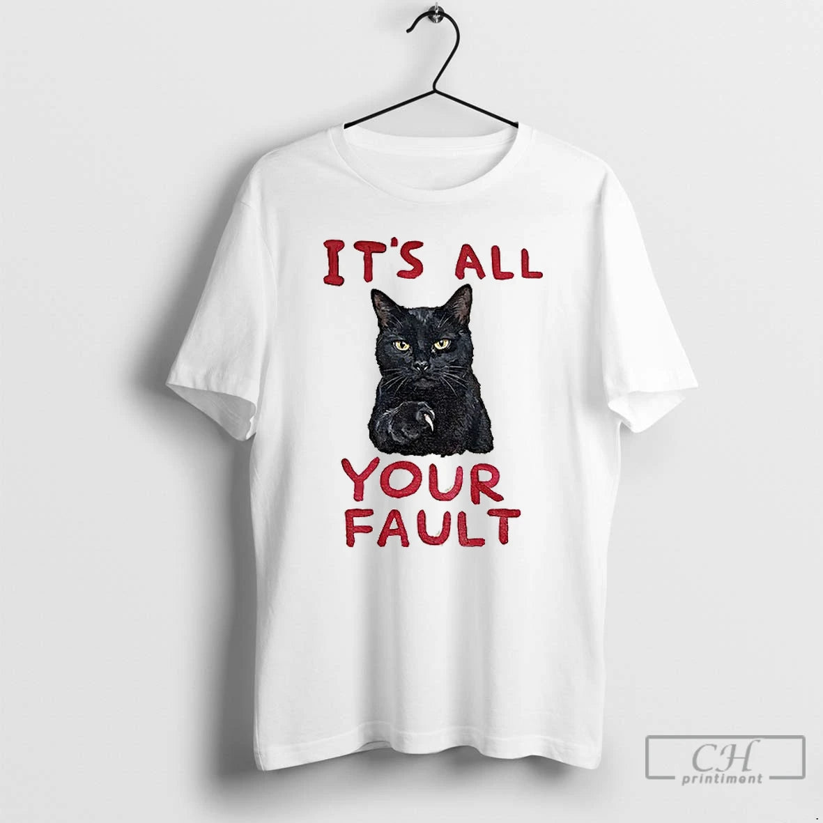 Premium P8zhoi7g Cats Accusation Its All Your Fault T-Shirts, Hoodie, Sweatshirt | AU18TeeNovaLab.com