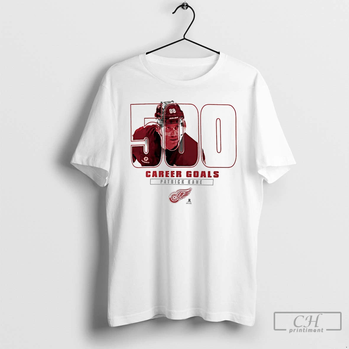 Premium Patrick Kane Detroit Red Wings 500 Career Goals Milestone T-Shirts, Hoodie, Sweatshirt | AU18TeeNovaLab.com