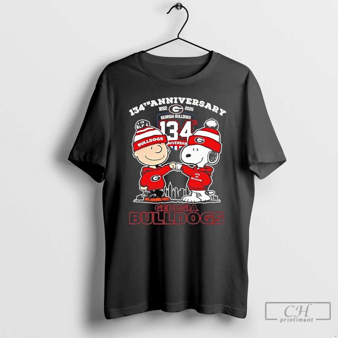 Premium Peanuts Georgia Bulldogs 134th Anniversary 1892 2026 Fist Bump T-Shirts, Hoodie, Sweatshirt | AU18TeeNovaLab.com