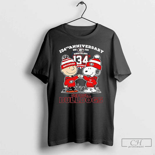 Premium Peanuts Georgia Bulldogs 134th Anniversary 1892 2026 Fist Bump T-Shirts, Hoodie, Sweatshirt | AU18TeeNovaLab.com