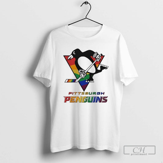 Premium Pittsburgh Penguins Atlanta Essentials 2025 Pride Flag Graphic Shirt Sweater Hoodie, Sweatshirt | AU18TeeNovaLab.com