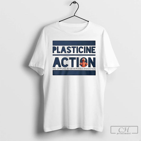Premium Plasticine Action We Oppose Ai Generated Animation T-Shirts, Hoodie, Sweatshirt | AU18TeeNovaLab.com