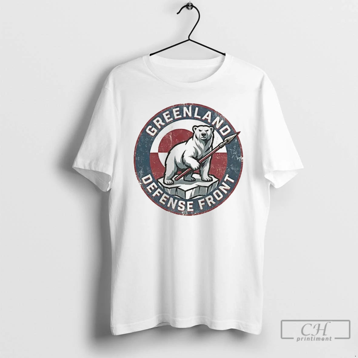 Premium Polar Bear Greenland Defense Front Hands Off Greenland Logo T-Shirts, Hoodie, Sweatshirt | AU18TeeNovaLab.com