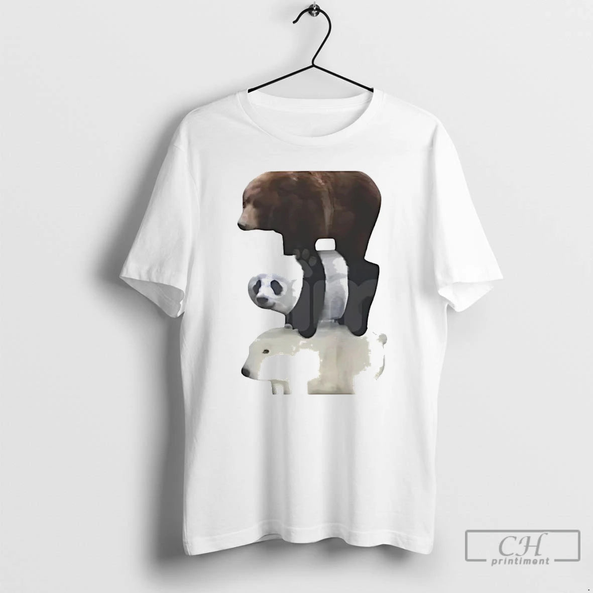 Premium Polar Panda And Brown Bear Graphic T-Shirts, Hoodie, Sweatshirt | AU18TeeNovaLab.com