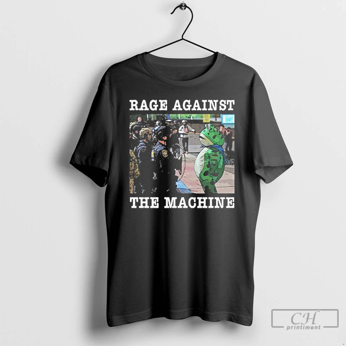 Premium Portland Frog Protest Rage Against The Machine T Shirts