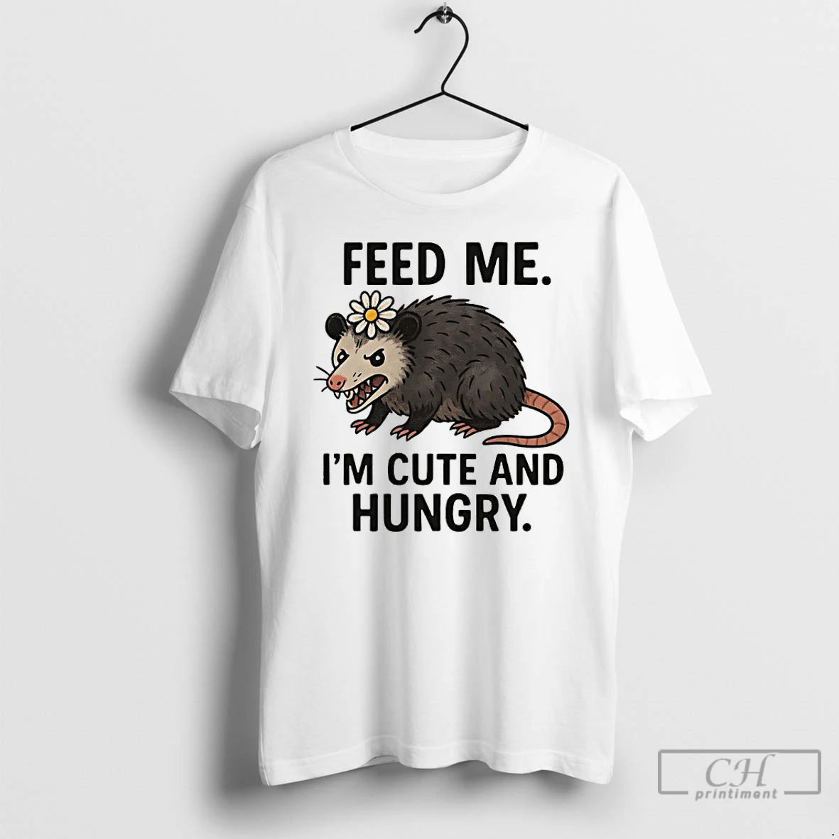 Premium Possum Feed Me Im Cute And Hungry T-Shirts, Hoodie, Sweatshirt | AU18TeeNovaLab.com