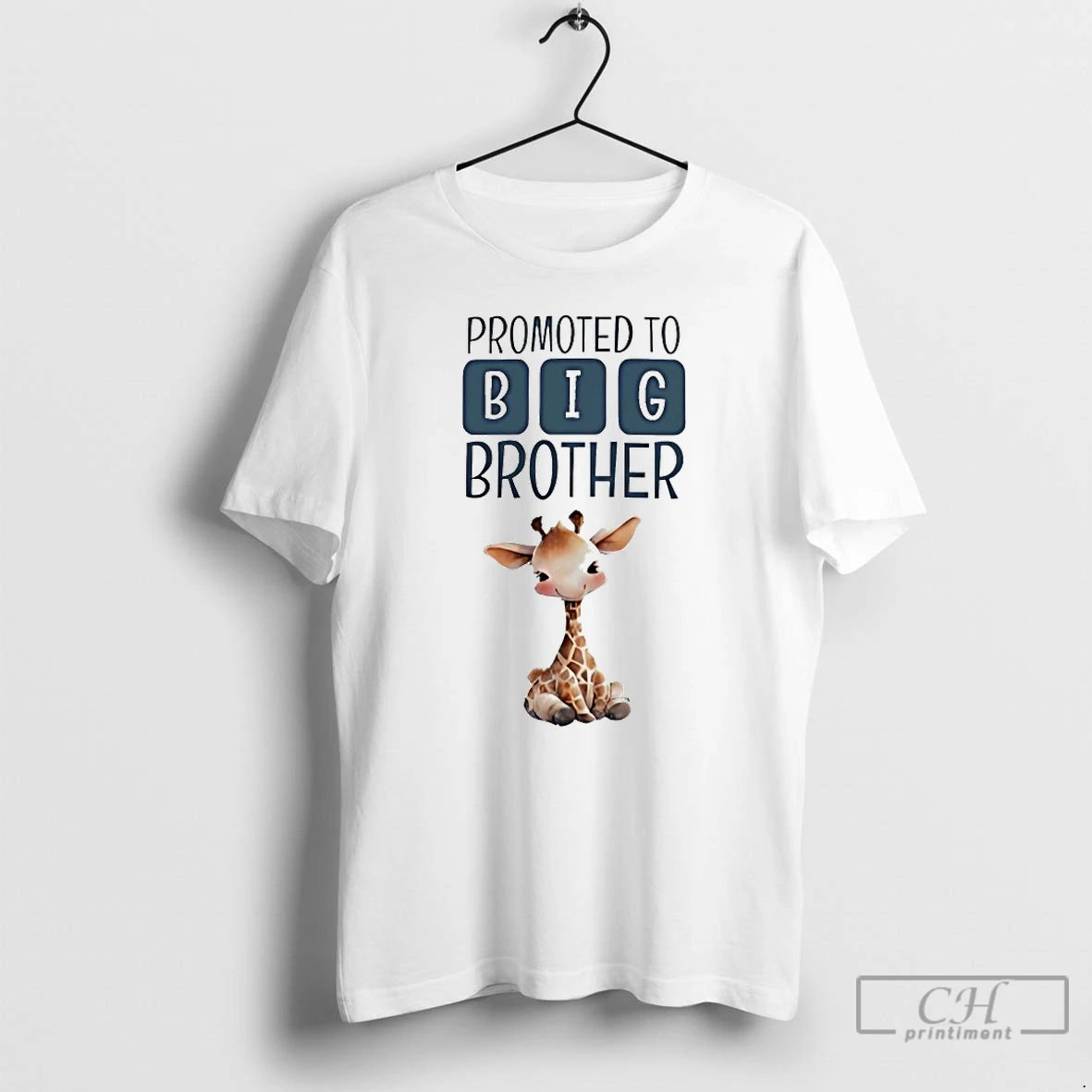 Premium Promoted To Big Brother Giraffe T-Shirts, Hoodie, Sweatshirt | AU18TeeNovaLab.com