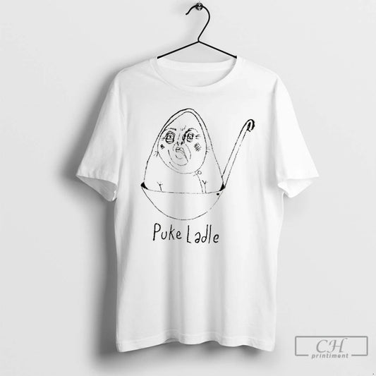 Premium Puke Ladle A Grotesque Face T Shirts