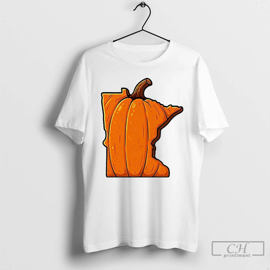 Premium Pumpkin Arrange Minnesota State Halloween T Shirts